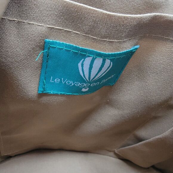 Le Voyage en Panier Felington Camel Print Scarf Handle Tote Crossbody Strap - Picture 11 of 16